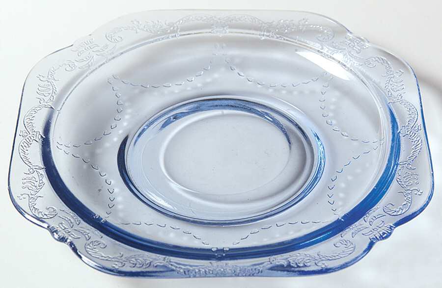 Recollection Blue Saucer Only by Indiana Glass-1