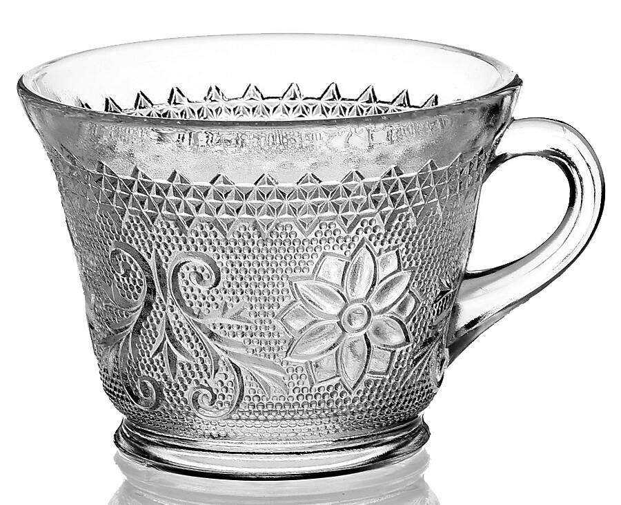 Sandwich Clear Cup Only by Indiana Glass-1