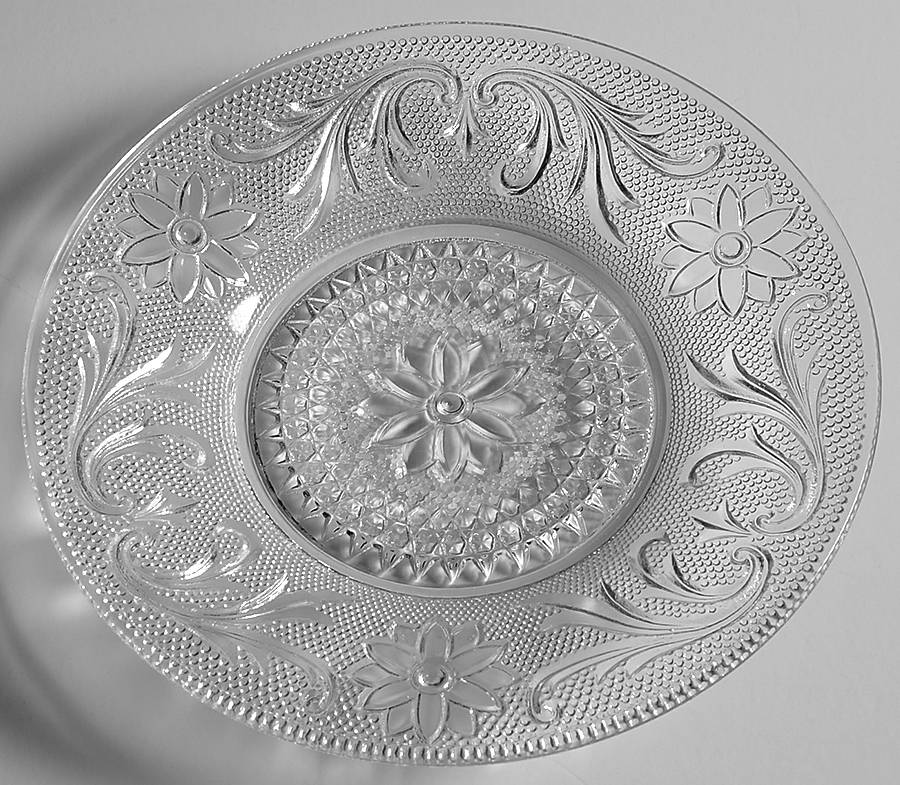 Sandwich Clear Bread & Butter Plate by Indiana Glass-1