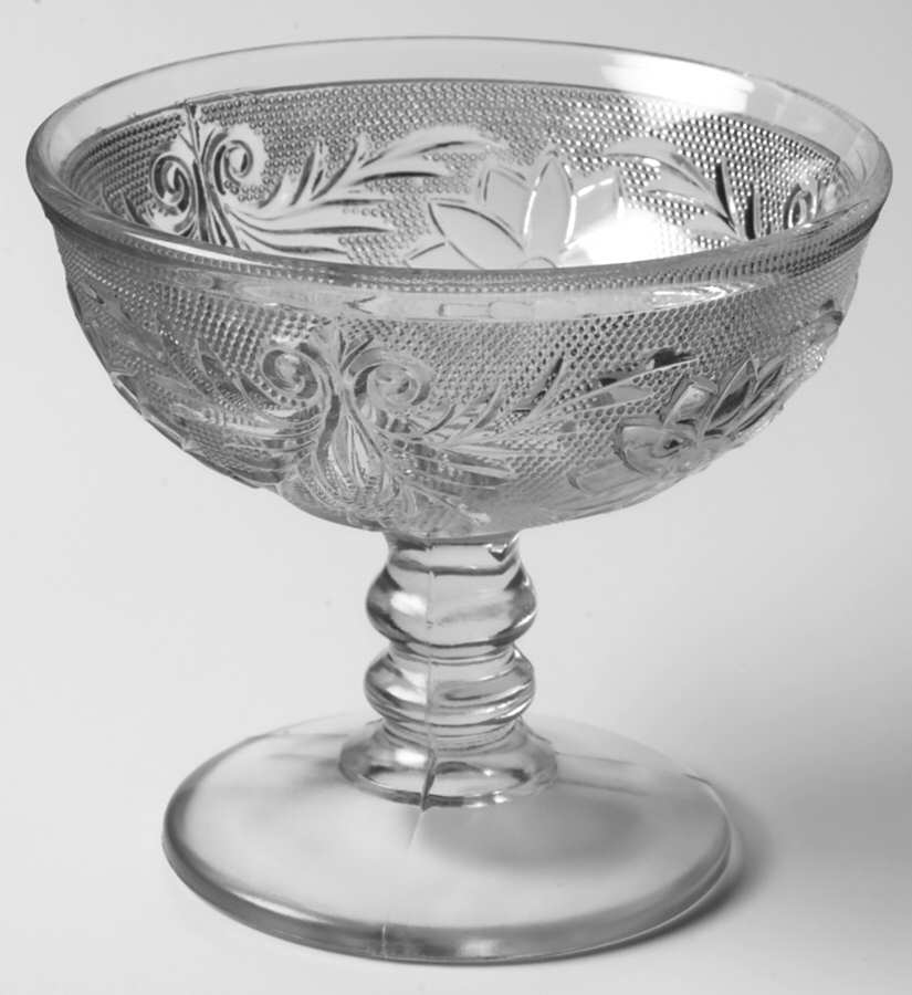 Sandwich Clear Champagne/Tall Sherbet by Indiana Glass-1