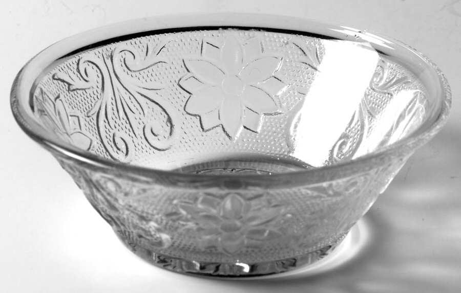 Sandwich Clear 4" Small Fruit/Dessert Bowl by Indiana Glass-1