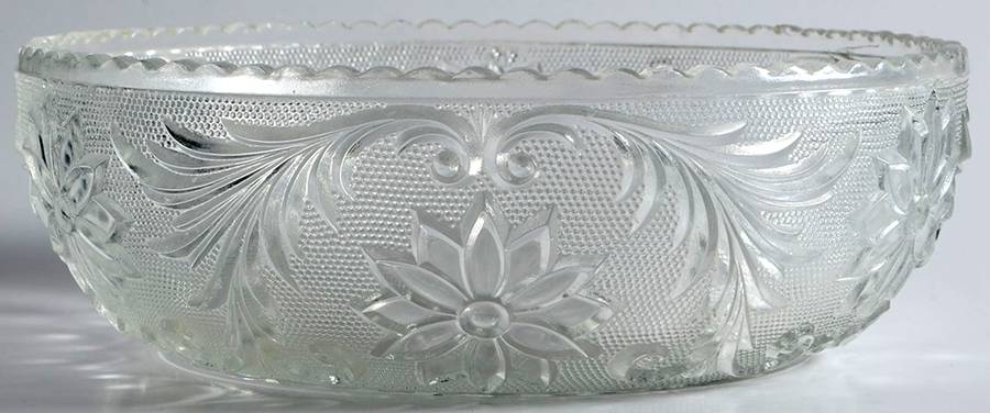 Sandwich Clear 6" Round Bowl by Indiana Glass-1