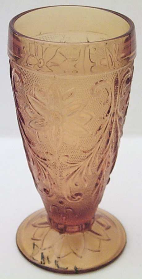 Sandwich Amber Iced Tea by Indiana Glass-1