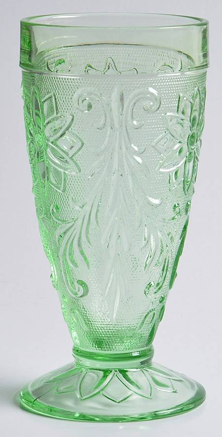 Sandwich Green Iced Tea by Indiana Glass-1