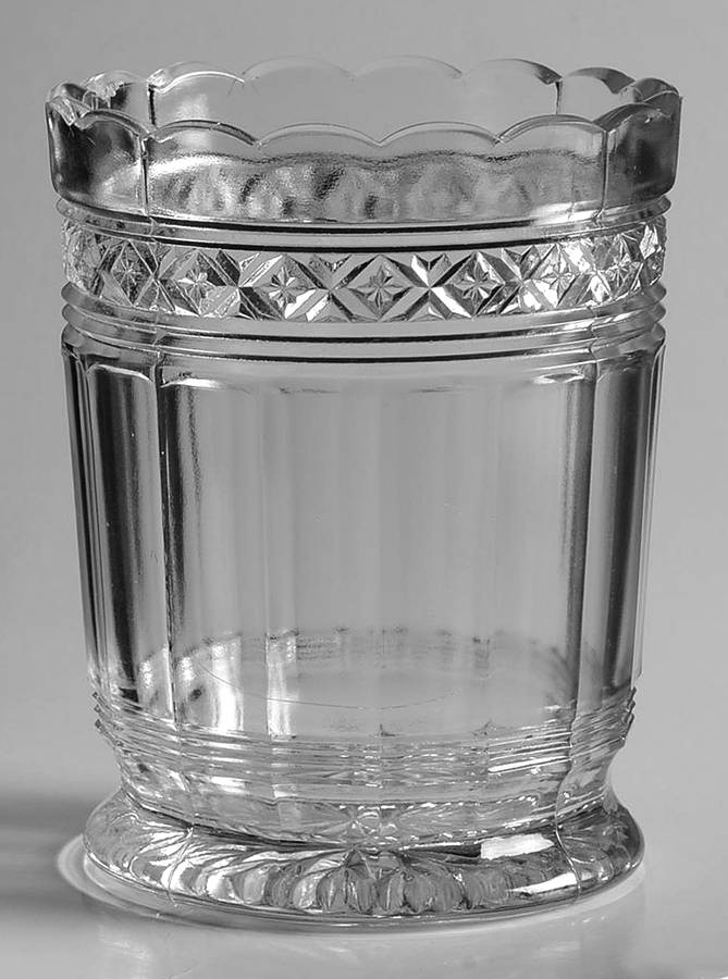 Star Band Open Spooner by Indiana Glass-1
