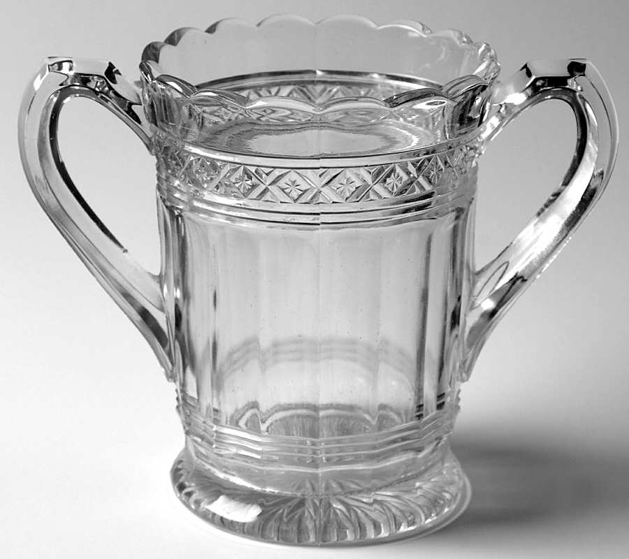 Star Band Celery Vase by Indiana Glass-1