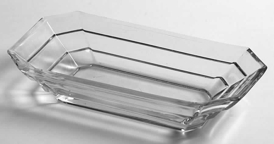 Tea Room Clear 8" Oblong Celery by Indiana Glass-1