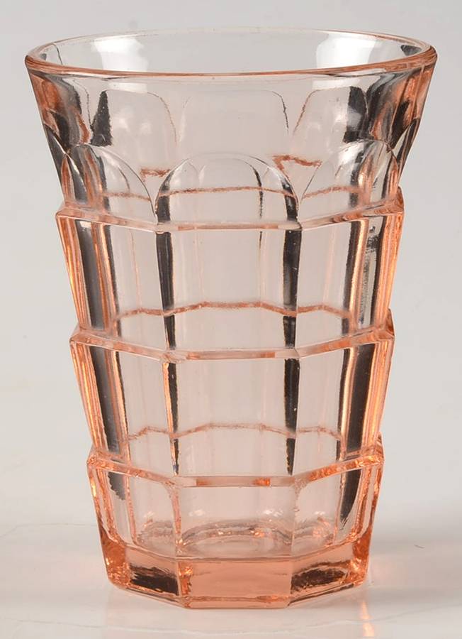 Tea Room Pink 8 Oz Flat Tumbler by Indiana Glass-1