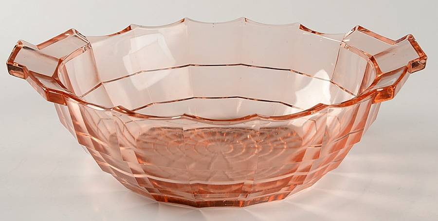 Tea Room Pink 10" Salad Bowl by Indiana Glass-1