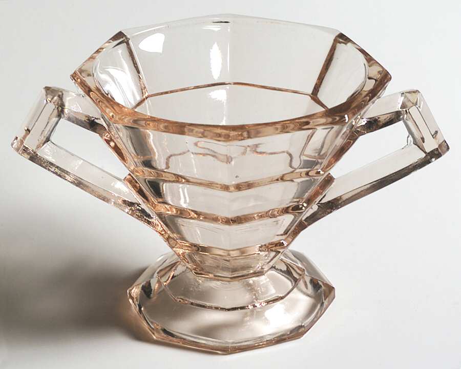 Tea Room Pink Open Sugar by Indiana Glass-1