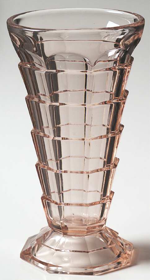 Tea Room Pink 12 Oz Footed Tumbler by Indiana Glass-1