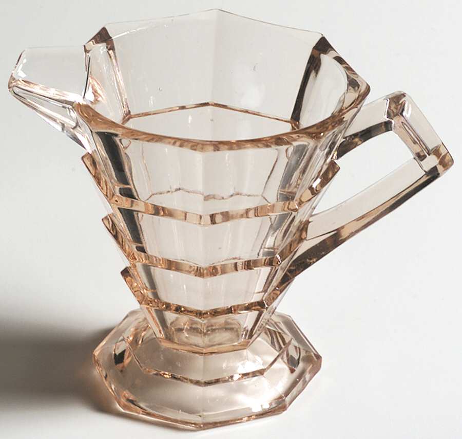 Tea Room Pink Creamer by Indiana Glass-1