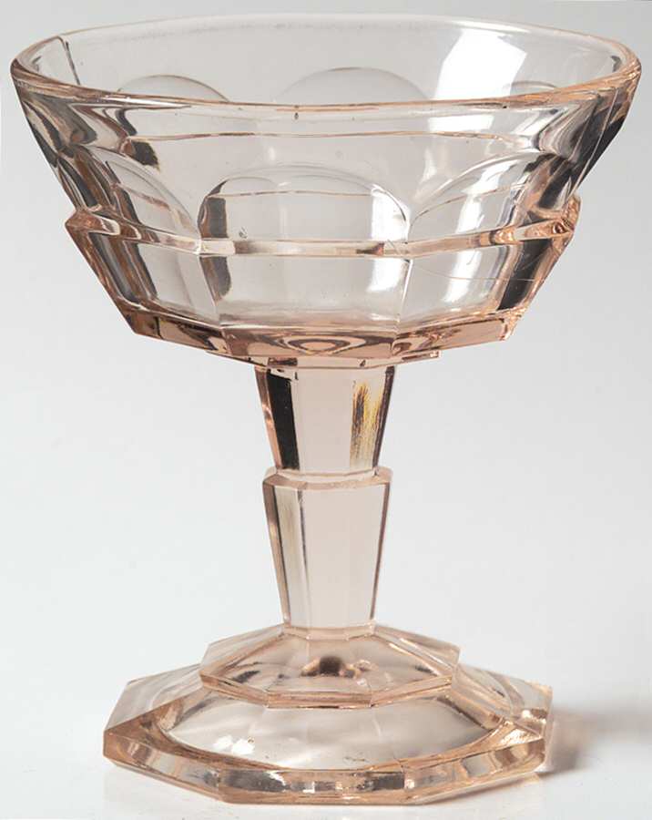 Tea Room Pink Champagne/Tall Sherbet by Indiana Glass-1