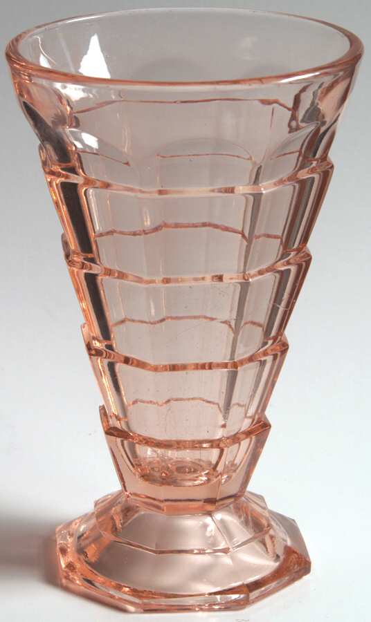 Tea Room Pink 11 Oz Footed Tumbler by Indiana Glass-1