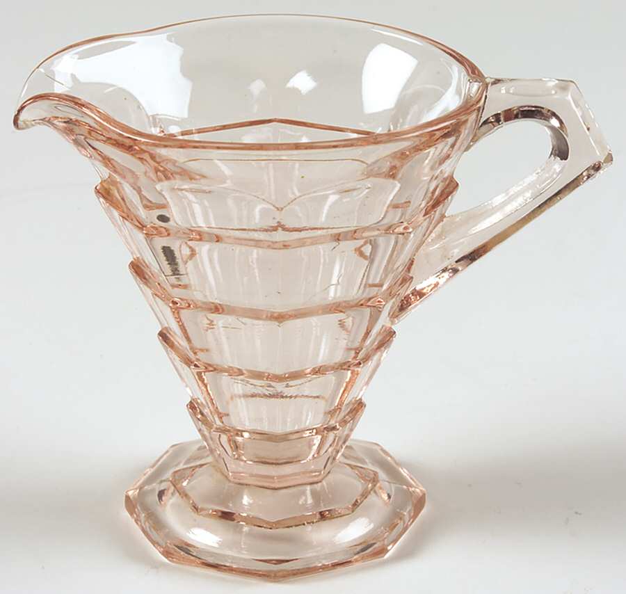 Tea Room Pink Mini Creamer by Indiana Glass-1