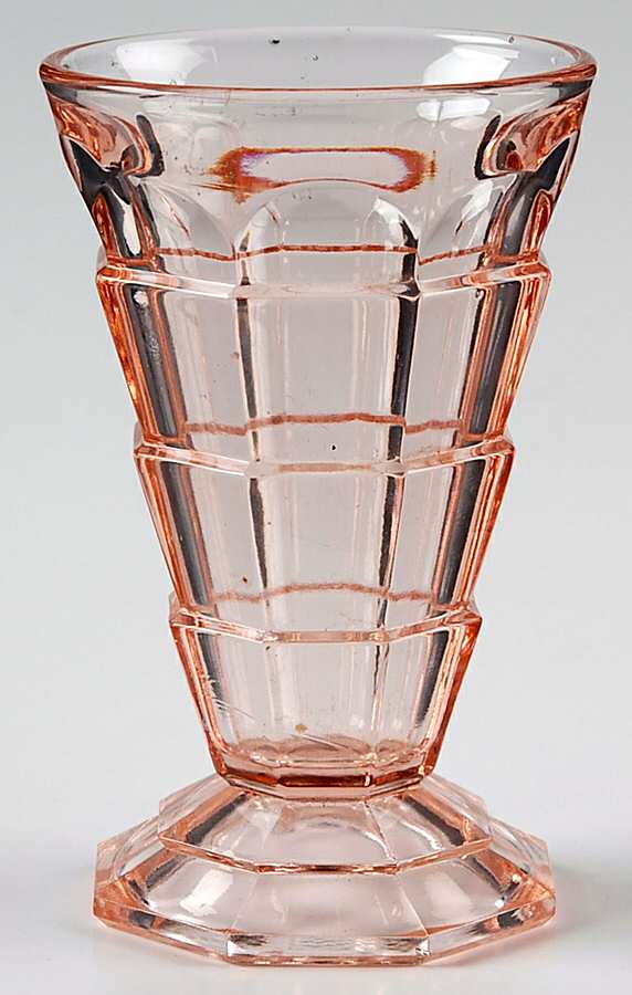 Tea Room Pink 6 Oz Footed Tumbler by Indiana Glass-1