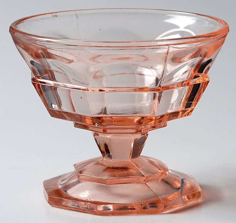 Tea Room Pink Low Sherbet by Indiana Glass-1