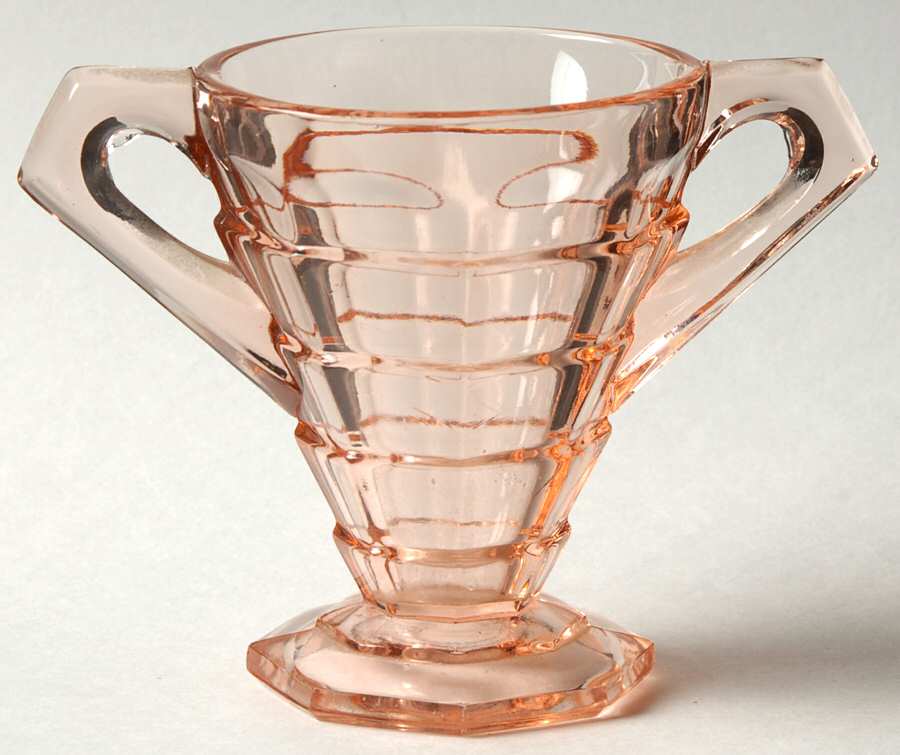 Tea Room Pink Mini Open Sugar by Indiana Glass-1