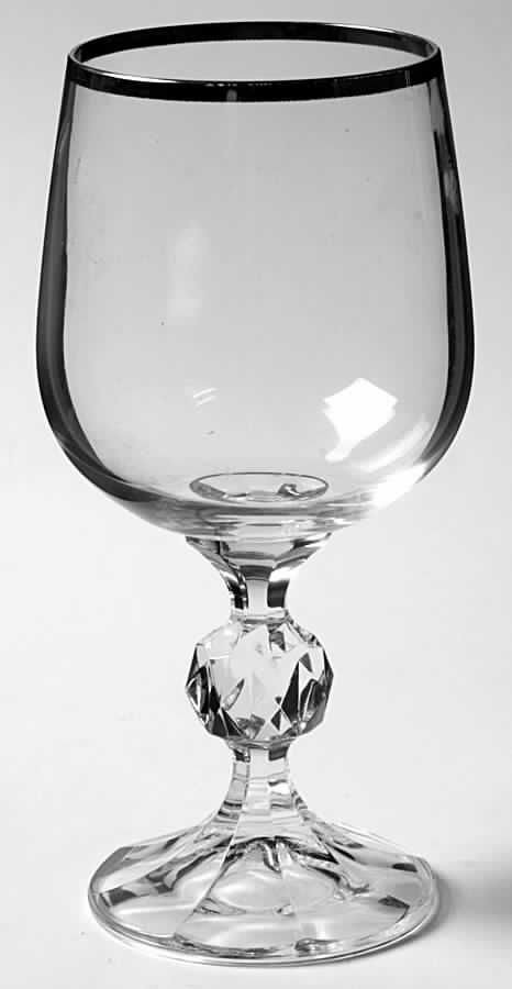 Gold Band Water Goblet by Import Assoc-1
