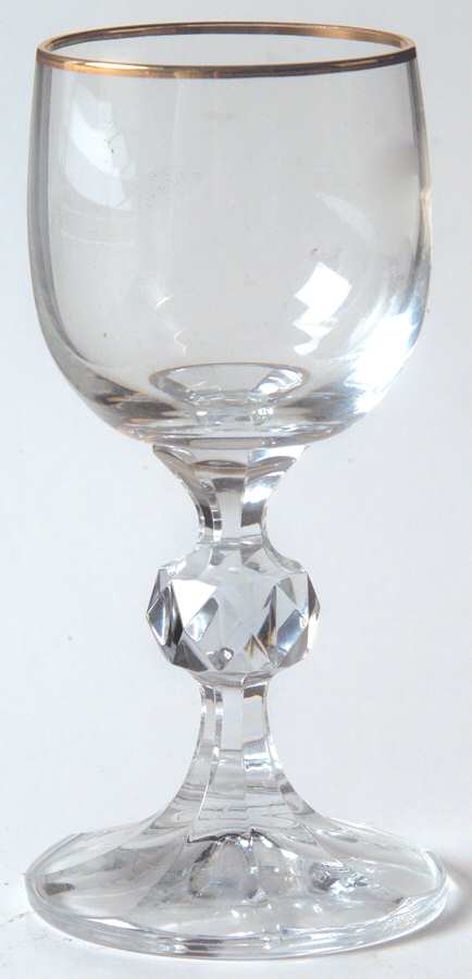 Gold Band Cordial Glass by Import Assoc-1