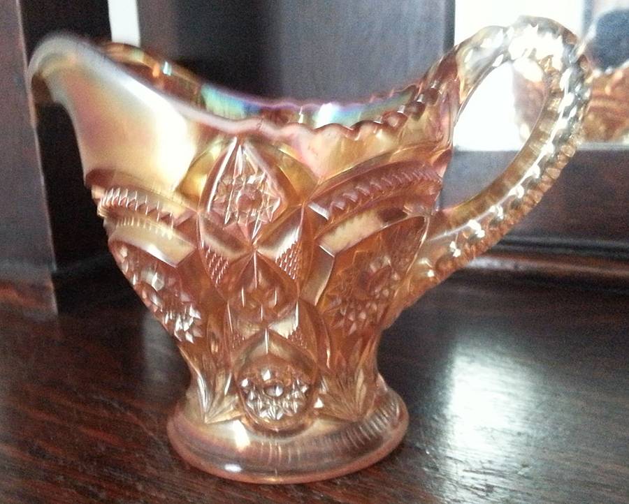 Fashion Marigold (Carnival) Creamer by Imperial Glass-Ohio-1