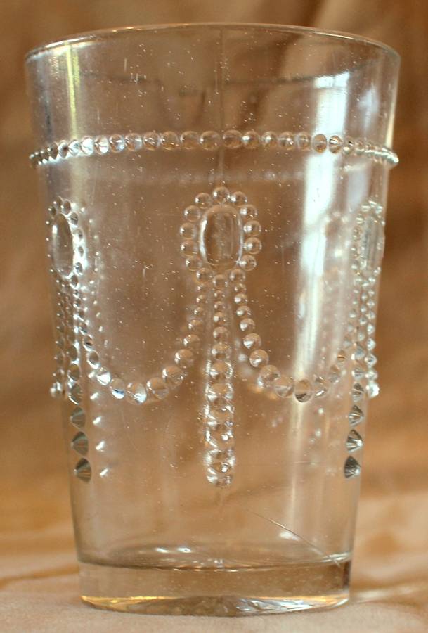 Jewel & Festoon Flat Tumbler by Indiana Glass-1