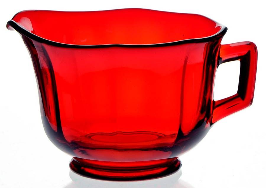 Molly Ruby Creamer by Imperial Glass-Ohio-1