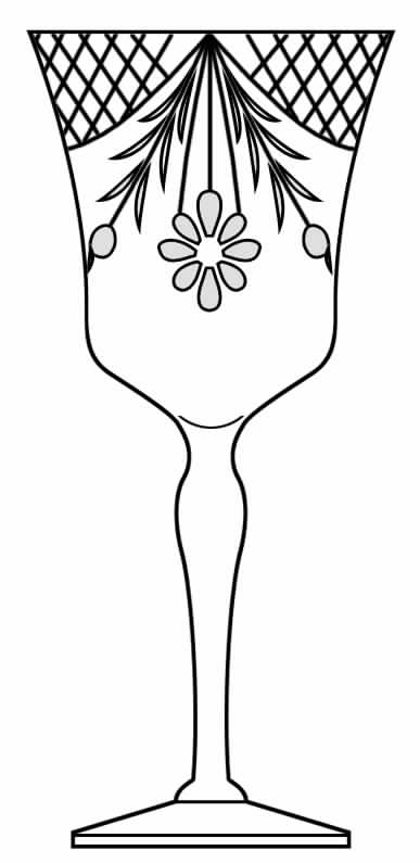 Anniversary Water Goblet by Imperial Glass-Ohio-1