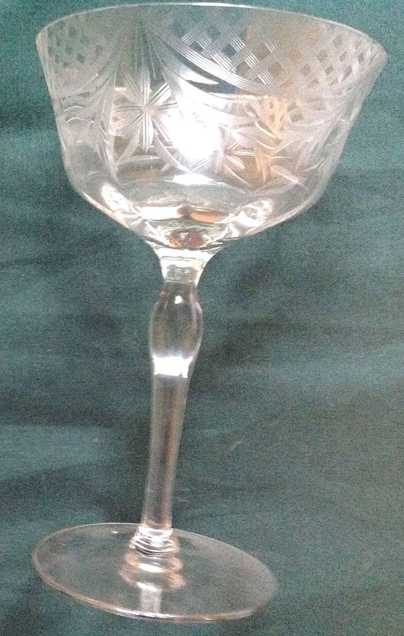 Anniversary Champagne/Tall Sherbet by Imperial Glass-Ohio-1