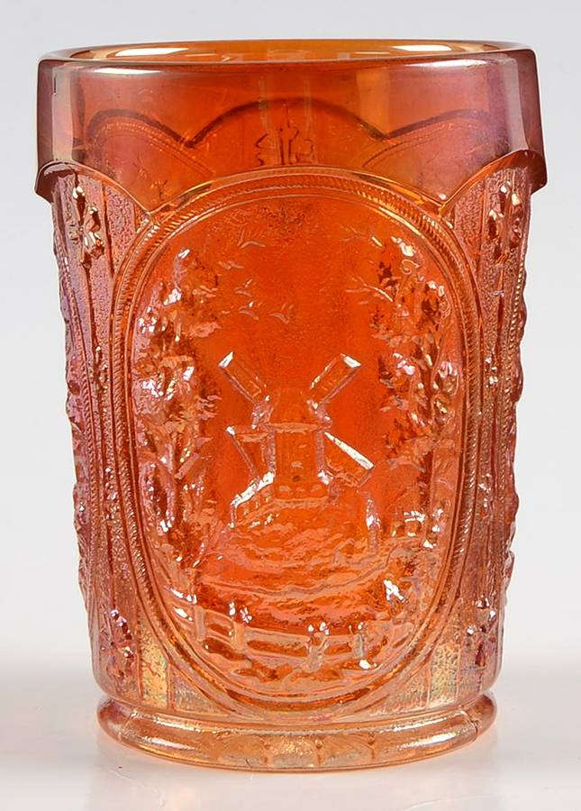 Windmill Marigold Flat Tumbler by Imperial Glass-Ohio-1