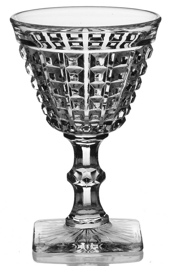 Monticello Clear Wine Glass by Imperial Glass-Ohio-1