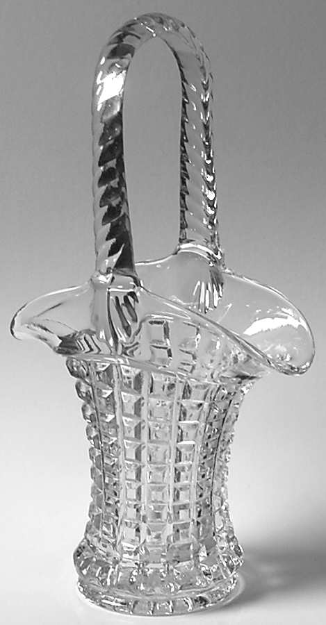 Monticello Clear Basket by Imperial Glass-Ohio-1