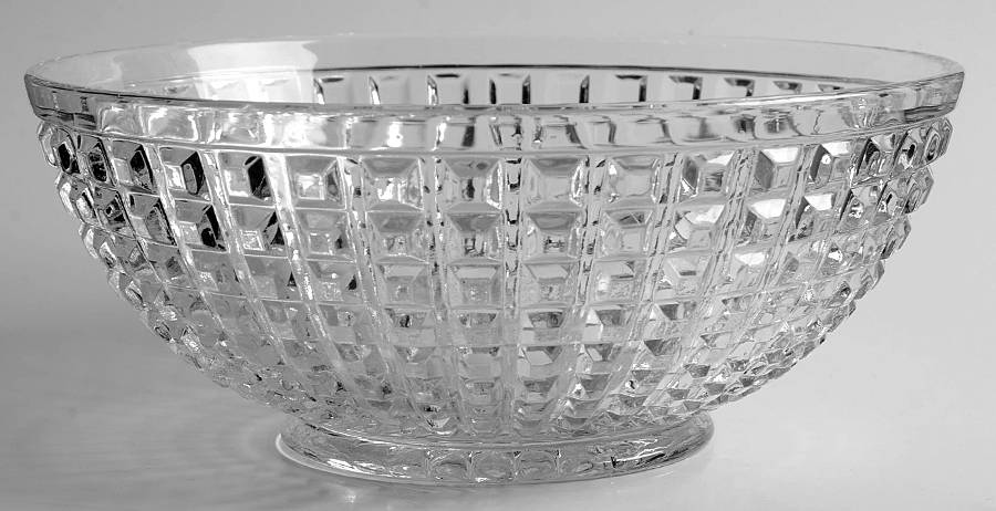 Monticello Clear 8" Salad Bowl by Imperial Glass-Ohio-1