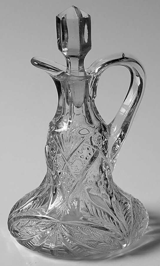 Gaelic Cruet & Stopper by Indiana Glass-1