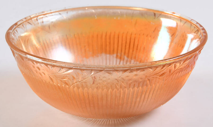 Prism and Daisy Band Marigold Small Fruit Dessert Bowl by Imperial Glass-Ohio-1