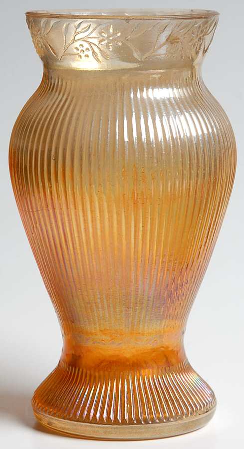Prism and Daisy Band Marigold Bud Vase by Imperial Glass-Ohio-1