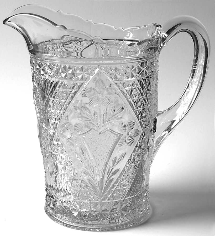 Garden Pink 50 Oz Pitcher by Indiana Glass-1