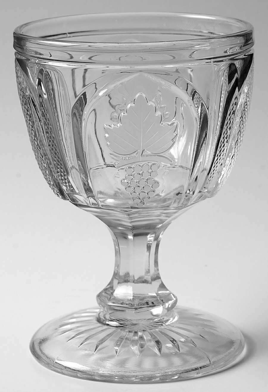 Magnet & Grape with Frosted Leaf Open Sugar by Imperial Glass-Ohio-1