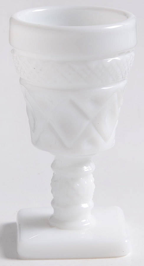 Cape Cod Milk Glass Cordial Glass by Imperial Glass-Ohio-1