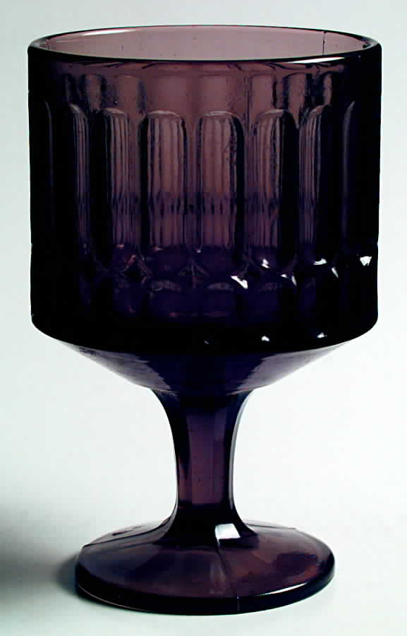 Sculptural Smoke Brown Water Goblet by Independence-1