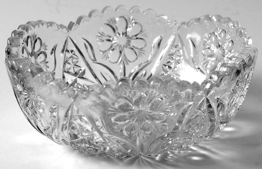 Cosmos Clear 4" Nappy by Imperial Glass-Ohio-1