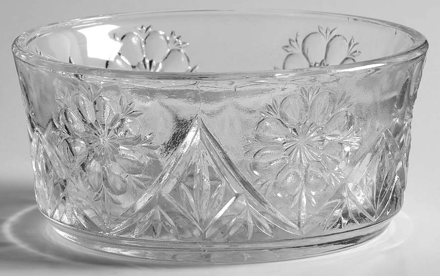 Cosmos Clear 4" Nappy by Imperial Glass-Ohio-1