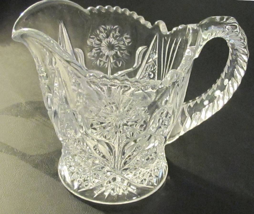 Cosmos Clear Creamer by Imperial Glass-Ohio-1