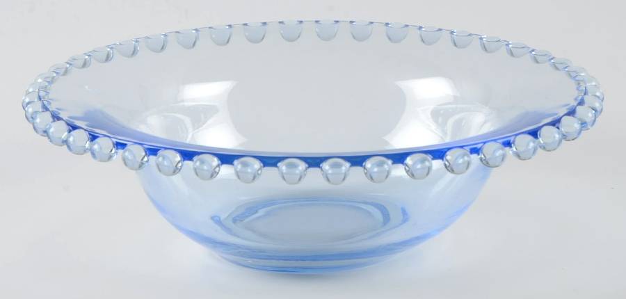 Candlewick Viennese Blue Baked Apple by Imperial Glass-Ohio-1