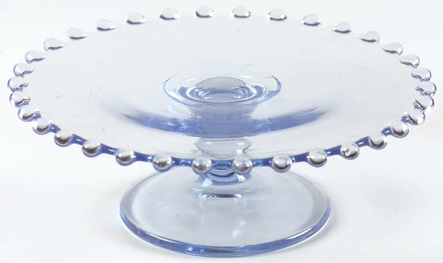 Candlewick Viennese Blue Cheese Stand by Imperial Glass-Ohio-1