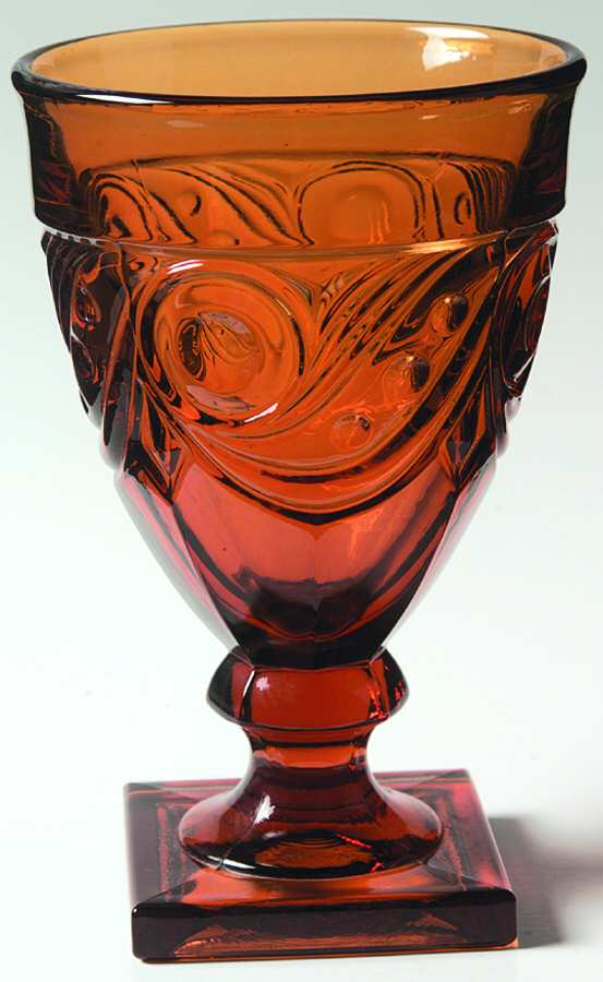 Ipswich Amber Candy Dish No Lid by Imperial Glass-Ohio-1