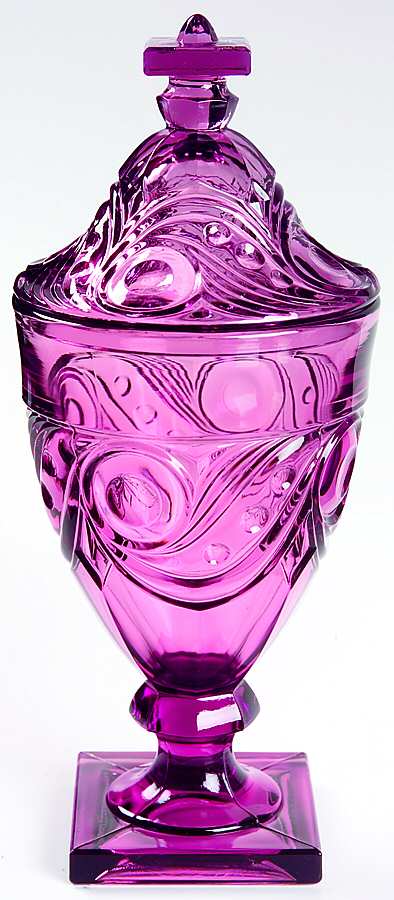 Ipswich Heather Candy Dish & Lid by Imperial Glass-Ohio-1