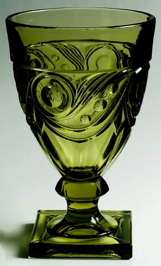 Ipswich Green Candy Dish No Lid by Imperial Glass-Ohio-1