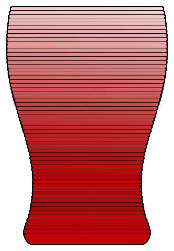 Spun Ruby Flat Tumbler by Imperial Glass-Ohio-1