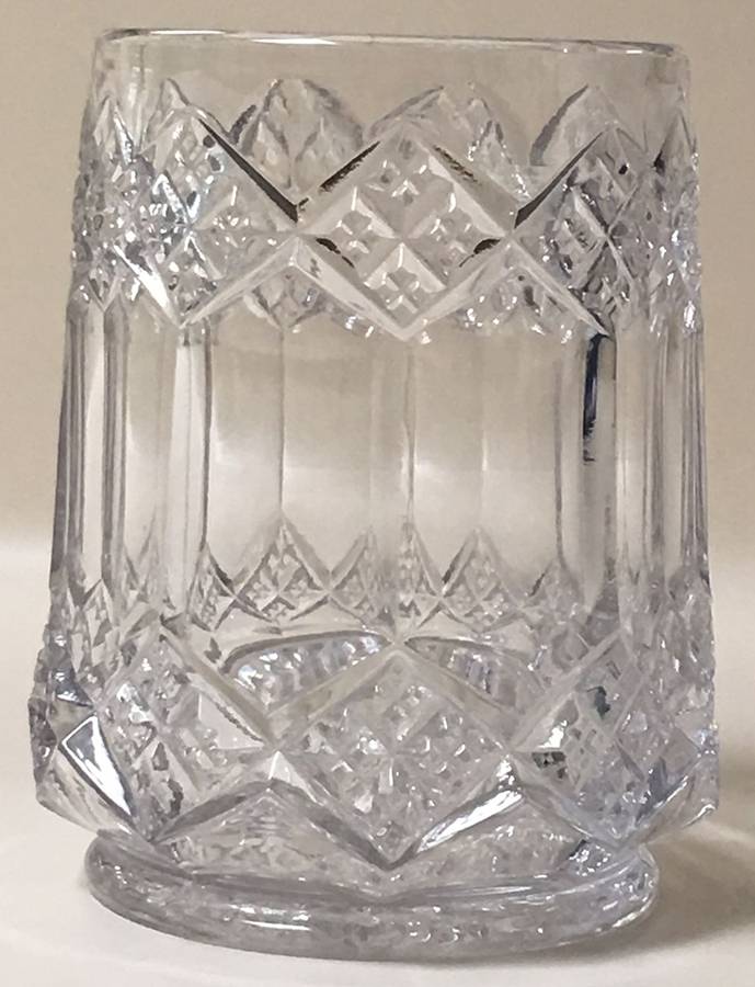 Three In One Clear Medium Candy Jar No Lid by Imperial Glass-Ohio-1